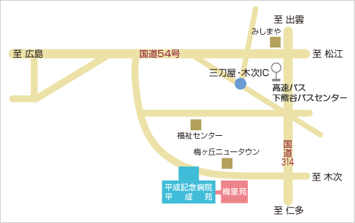 平成記念病院マップ